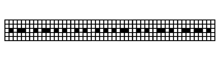 Pica Hole - 1890 Morse  Free Fonts Download