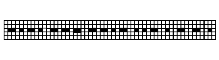 Pica Hole - 1890 Morse  Free Fonts Download