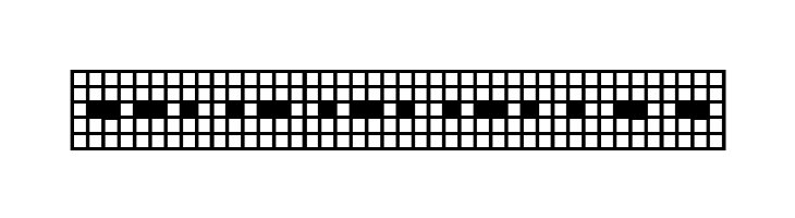 Pica Hole - 1890 Morse  Free Fonts Download