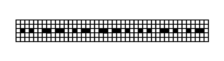 Pica Hole - 1890 Morse  Free Fonts Download