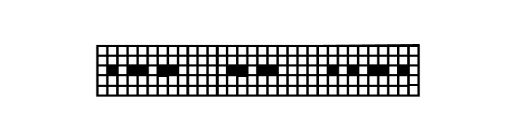 Pica Hole - 1890 Morse  Free Fonts Download