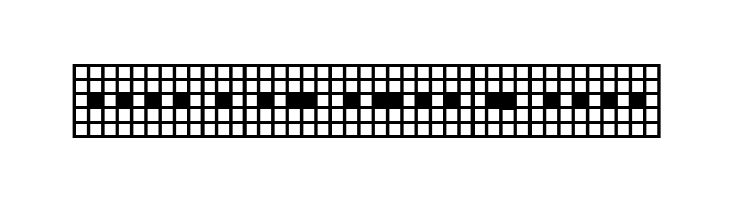 Pica Hole - 1890 Morse  Free Fonts Download