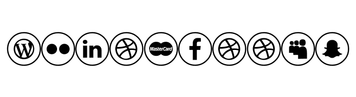 social media  Free Fonts Download