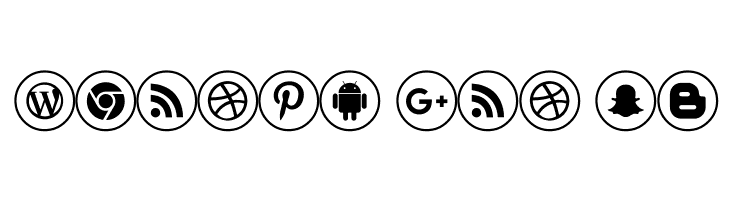 social media  Free Fonts Download