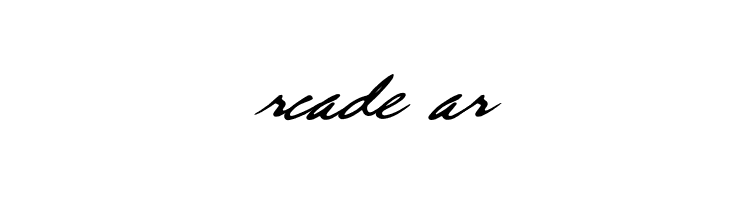 rcade%2Bar trueblue Font