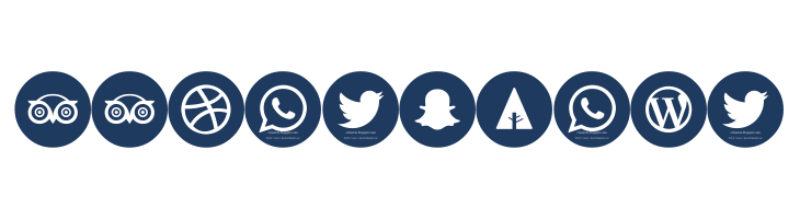 social media color font — Lorem ipsum body text preview