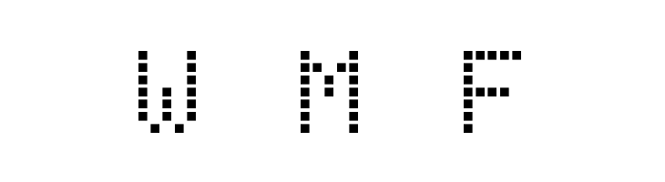 LCD-Display-Grid  Free Fonts Download