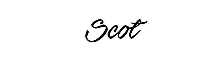 Scot Stackyard PERSONAL USE Font