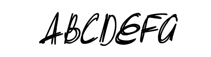 Slenderscratch Italic  Free Fonts Download