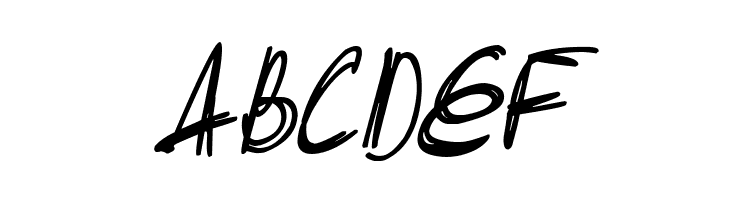 Slenderscratch Italic  Free Fonts Download