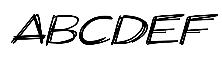 Widescratch Italic  Free Fonts Download