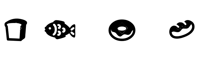 HotDogsNFishDingbats  Free Fonts Download