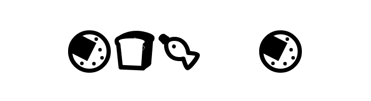 HotDogsNFishDingbats  Free Fonts Download