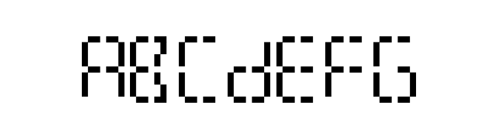 M36_L.E.D. BIT  Free Fonts Download