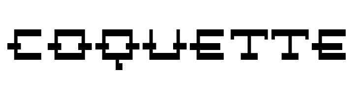 Coot12bit  Free Fonts Download