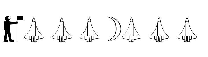 outer space  Free Fonts Download