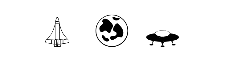 outer space  Free Fonts Download