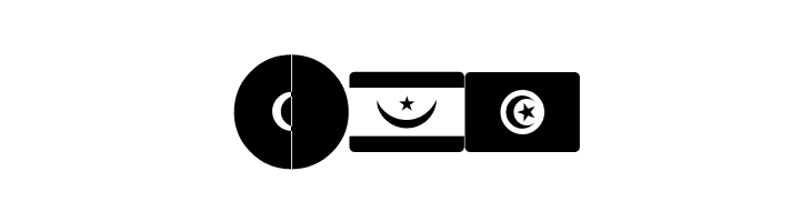 font arabic flags  Free Fonts Download