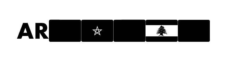 font arabic flags  Free Fonts Download