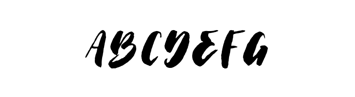 ThickBrushDemo  Free Fonts Download