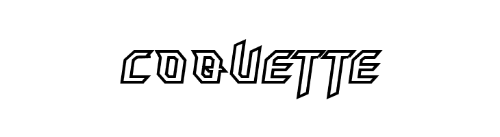 HammerheadOutline Italic  Free Fonts Download