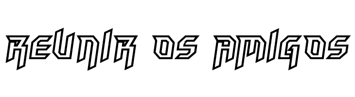 HammerheadOutline Italic  Free Fonts Download