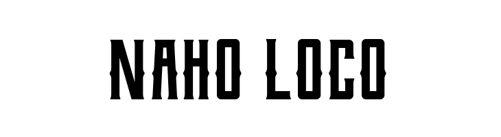 NAHO%2BLOCO Berg Western Regular Font
