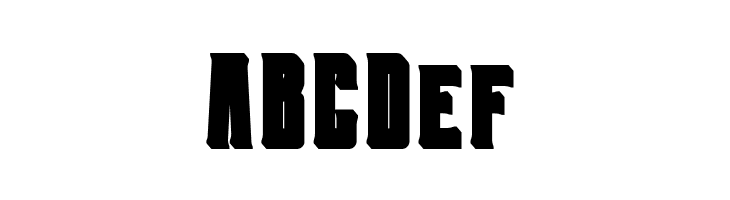 Berg Extrude  Free Fonts Download