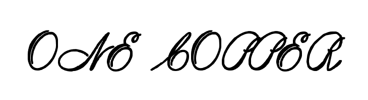 Spencerian Script SW  Free Fonts Download