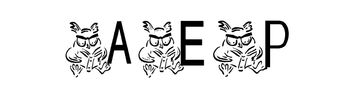 AEZ owlness  Free Fonts Download