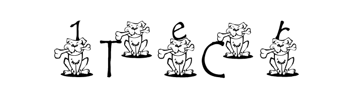 AEZ ruff, ruff  Free Fonts Download