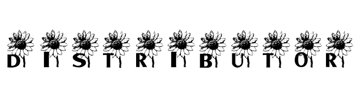 AEZ sunflower letters  Free Fonts Download