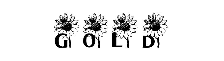 AEZ sunflower letters  Free Fonts Download
