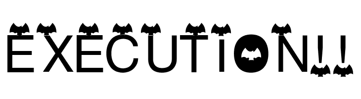 AEZ batty  Free Fonts Download