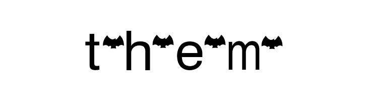 AEZ batty  Free Fonts Download