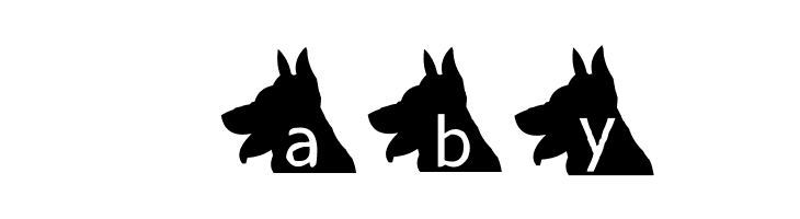 AEZ puppy dog  Free Fonts Download