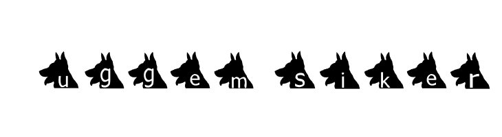 AEZ puppy dog  Free Fonts Download