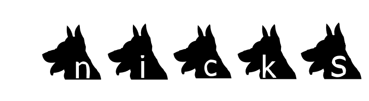 AEZ puppy dog  Free Fonts Download