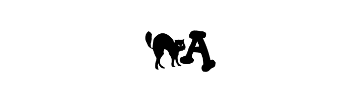 AEZ black cat  Free Fonts Download
