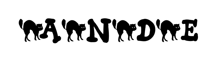 AEZ black cat  Free Fonts Download