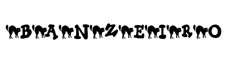 AEZ black cat  Free Fonts Download