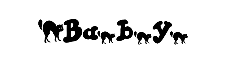 AEZ black cat  Free Fonts Download