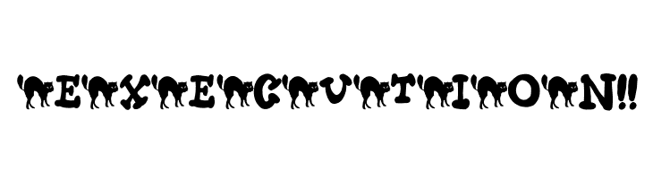 AEZ black cat  Free Fonts Download