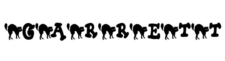 AEZ black cat  Free Fonts Download