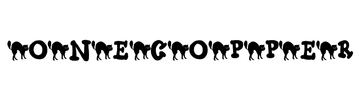 AEZ black cat  Free Fonts Download