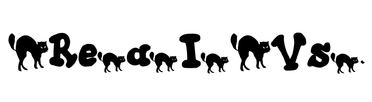 AEZ black cat  Free Fonts Download