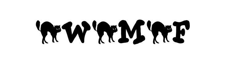 AEZ black cat  Free Fonts Download