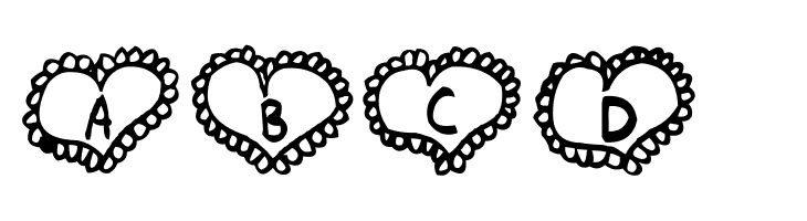 AEZ Lacy Hearts  Free Fonts Download