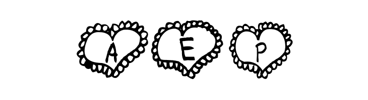 AEZ Lacy Hearts  Free Fonts Download