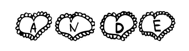 AEZ Lacy Hearts  Free Fonts Download